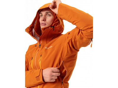 Vaude hardshell bunda Monviso 3L, pánska, oranžová (kumquat) - S