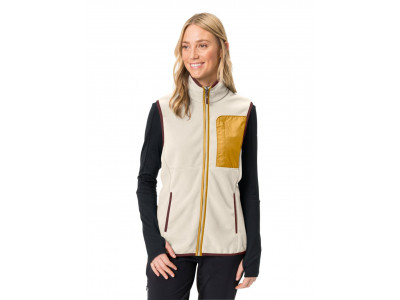 Vaude funkčná vesta  Rosemoor Fleece, dámska, ecru - 34