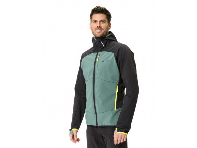 Vaude softshellová bunda Larice V, pánska, dusty forest - S