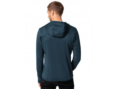 Vaude turistická mikina s kapucňou Monviso Fleece, pánska, dark sea/green - S