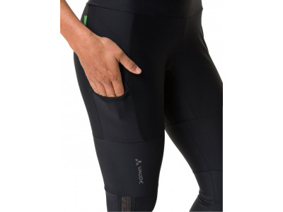 Vaude cyklistické legíny Comyou, black, dámske - 36