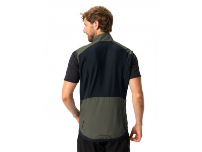 Vaude cyklistická vesta Kuro Air, pánska, khaki - S