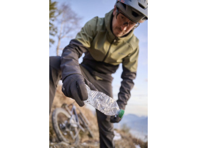 Vaude zateplené cyklistické rukavice Kuro Warm, žlto čierna - 6