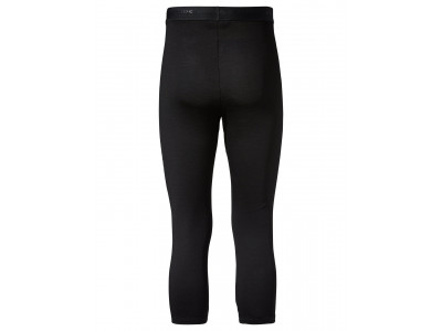Vaude termo spodky Monviso Wool 3/4, pánske, black - 48