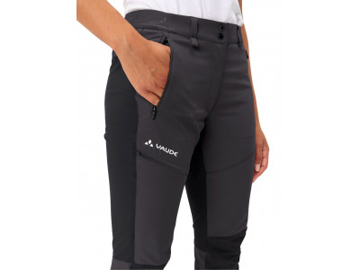 Vaude turistické nohavice Elope, dámske, phantom black  - 38