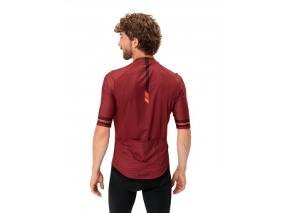 Vaude cyklistický dres Furka FZ II, pánsky, carmine - S