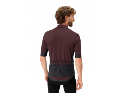 Vaude cyklistický dres Kuro FZ, dark oak, pánsky - S