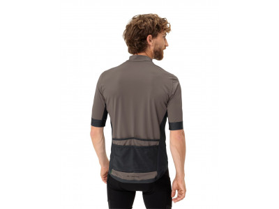 Vaude cyklistický dres Kuro FZ, pánsky, bledo-hnedá (coconut) - M