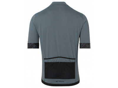 Vaude cyklistický dres Kuro FZ, pánsky, sivý (heron) - S