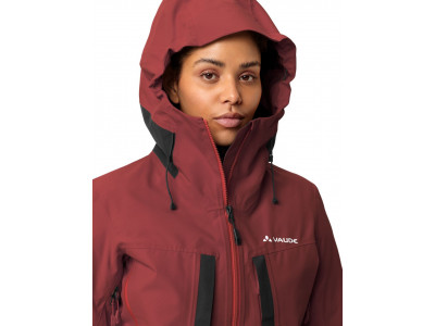 Vaude hardshell bunda Monviso 2,5L, dámska, červená (redeva) - 38