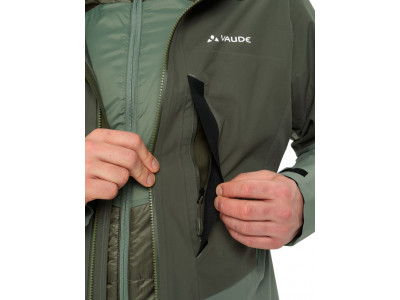 Vaude hardshell bunda Monviso 2,5L, pánska, zelená (kaki) - S
