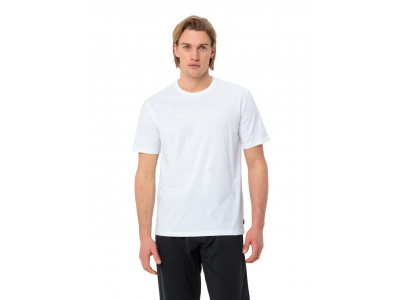 Vaude bavlnené tričko Logo II, pánske, biele (white) - S