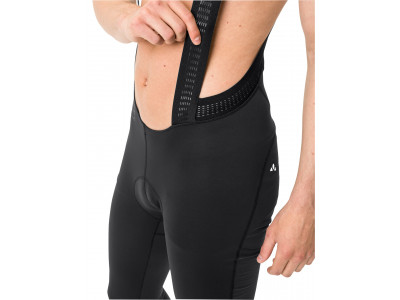 Vaude cyklistické nohavice Kuro Warm Bib, pánske, black - L