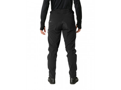 Vaude cyklistické nohavice Qimsa Softshell II, pánske, black/black - M