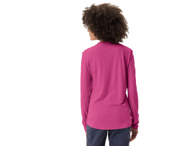 Vaude vlnené tričko Yaras LS WOOL, dámske, liči - 36