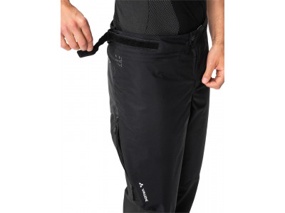Vaude cyklistické nohavice All Year Moab 2in1 Rain, pánske, black - M