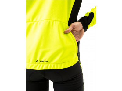 Vaude cyklistická bunda Kuro Softshell, pánska, neon yellow - M