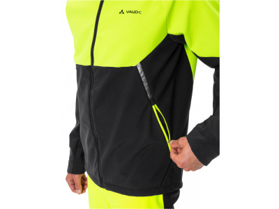 Vaude cyklistická bunda Qimsa Softshell, pánska, neon yellow - S