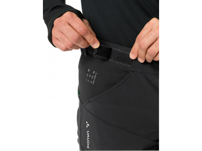 Vaude cyklistické nohavice Qimsa Softshell II, pánske, black/black - M