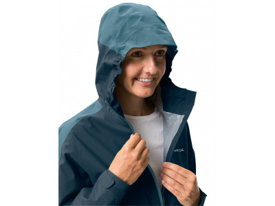 Vaude cyklistická bunda Moab Rain II, dámska bunda, dark sea uni - 38