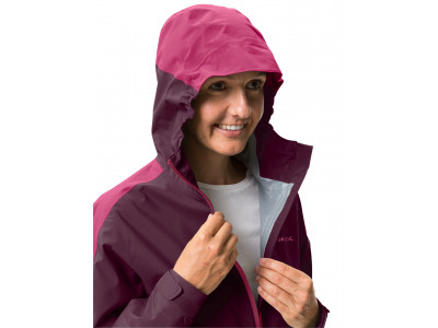 Vaude cyklistická bunda Moab Rain II, dámska, cassis - 38