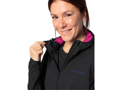 Vaude cyklistická bunda Qimsa Softshell, dámska, black uni - 38