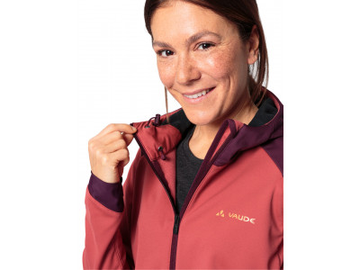 Vaude cyklistická bunda Qimsa Softshell, dámska, brick - 38