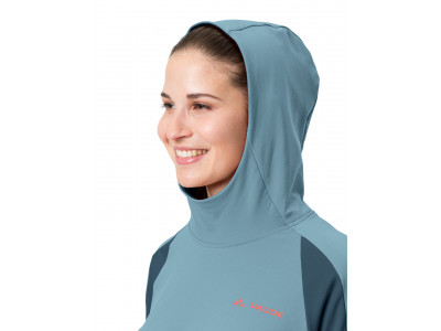 Vaude cyklistický dres Qimsa LS Shirt II, dámsky, dark sea - 38