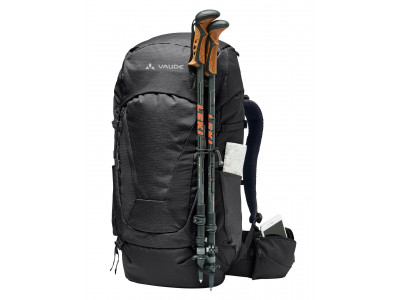 Vaude turistický batoh Asymmetric 42+8, unisex, black - Vaude Asymmetric 42+8, unisex, black