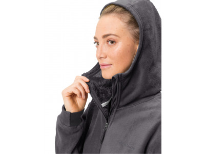 Vaude mikina s kapucňou Neyland Fleece, dámska, phantom black - 36