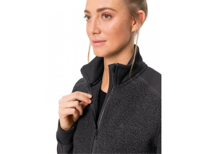 Vaude mikina Skomer Wool Fleece, dámska, phantom black - 38
