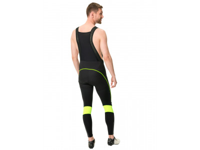 Vaude cyklistické nohavice Kuro Warm Bib, pánske, neon yellow - M