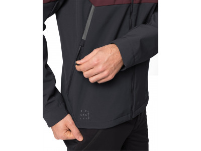 Vaude cyklistická bunda Qimsa Softshell, pánska, dark oak - M