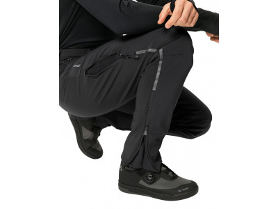 Vaude cyklistické nohavice Qimsa Softshell II, pánske, black/black - M