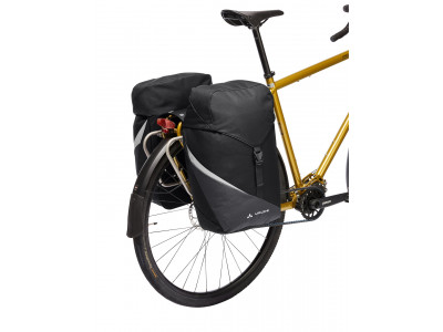 Vaude dvojitá taška na nosič TwinRoadster, black - Vaude Twinroadster, black