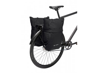 Vaude dvojitá taška na nosič TwinShopper (UniKlip 2), black - Vaude TwinShopper (UniKlip 2), black
