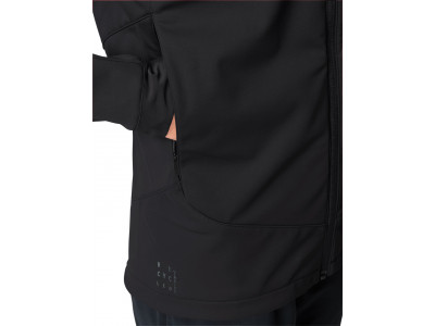 Vaude cyklistická bunda Qimsa Softshell, dámska, black uni - 38