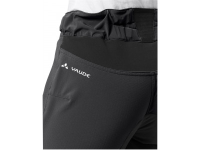 Vaude cyklistické nohavice Qimsa Softshell II, dámske, black/black - 36