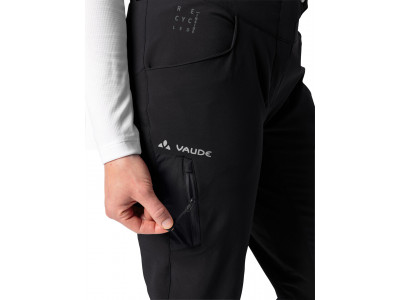 Vaude cyklistické nohavice Qimsa Light Softshell, dámske, black - 40