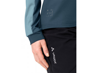 Vaude cyklistický dres Qimsa LS Shirt II, dámsky, dark sea - 38