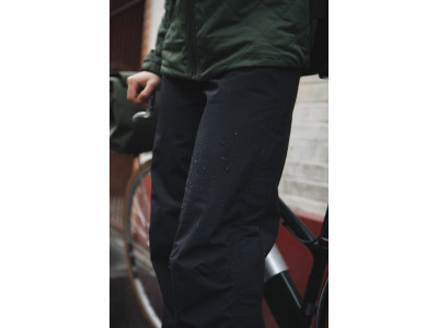 Vaude cyklistické nepremokavé nohavice Yaras Rain Zip III, dámske, black - 36