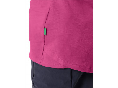 Vaude vlnené tričko Yaras LS WOOL, dámske, liči - 36