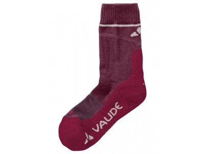 Vaude vlnené ponožky Wool Socks Short, unisex, cassis - 36-38