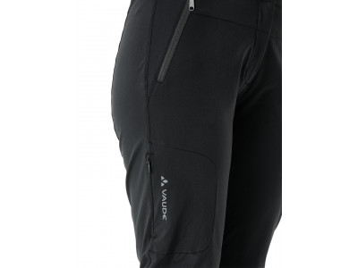 Vaude turistické nohavice Farley Stretch III, dámske, black - 36