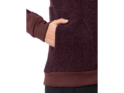 Vaude mikina Skomer Wool Fleece, dámska, phantom black