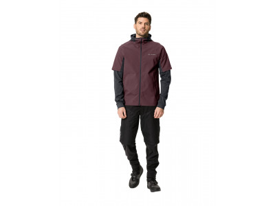 Vaude cyklistický dres All Year Moab FZ Hoody, pánsky, dark oak - M