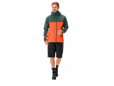 Vaude cyklistická bunda Moab Rain, pánska, dusty forest - L