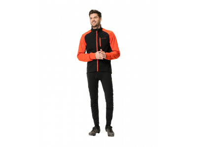 Vaude cyklistická bunda Posta Softshell VI, pánska, glowing red - M