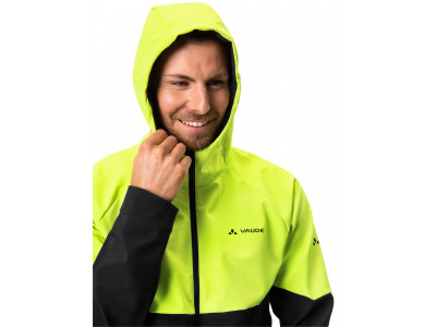 Vaude cyklistická bunda Qimsa Softshell, pánska, neon yellow - S
