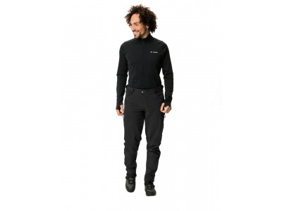 Vaude cyklistické nohavice Qimsa Softshell II, pánske, black/black - M